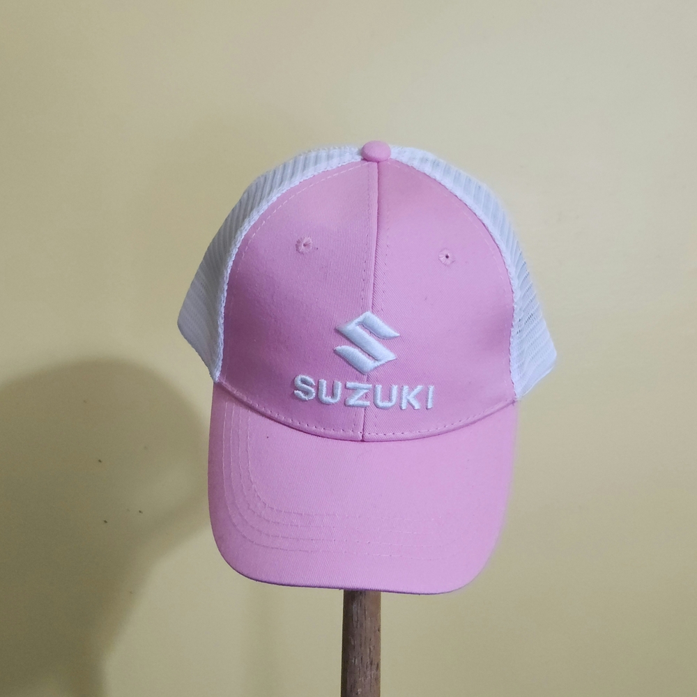 Suzuki Pink and White Women's Cap